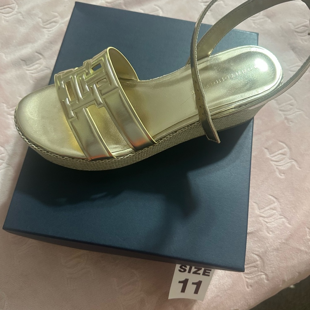 Gold Platform Sandals
